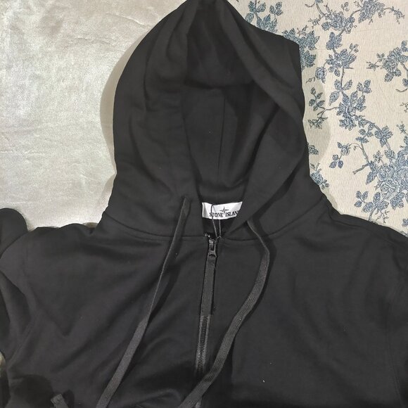Stone Island Black Hooded Jacket - Picture 4 of 11